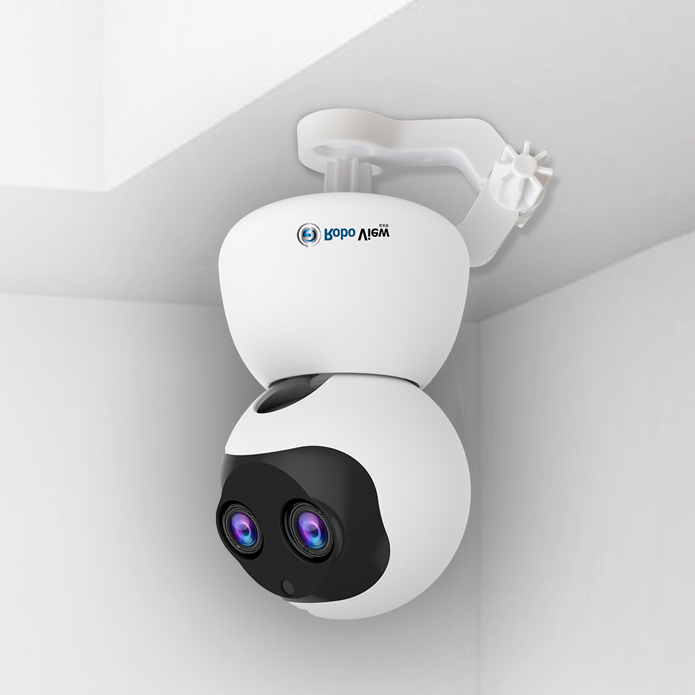 글로벌아이넷 로보뷰4 홈 IP 카메라 CCTV 듀얼렌즈 300만화소 홈캠 128GB - 상세 이미지 2