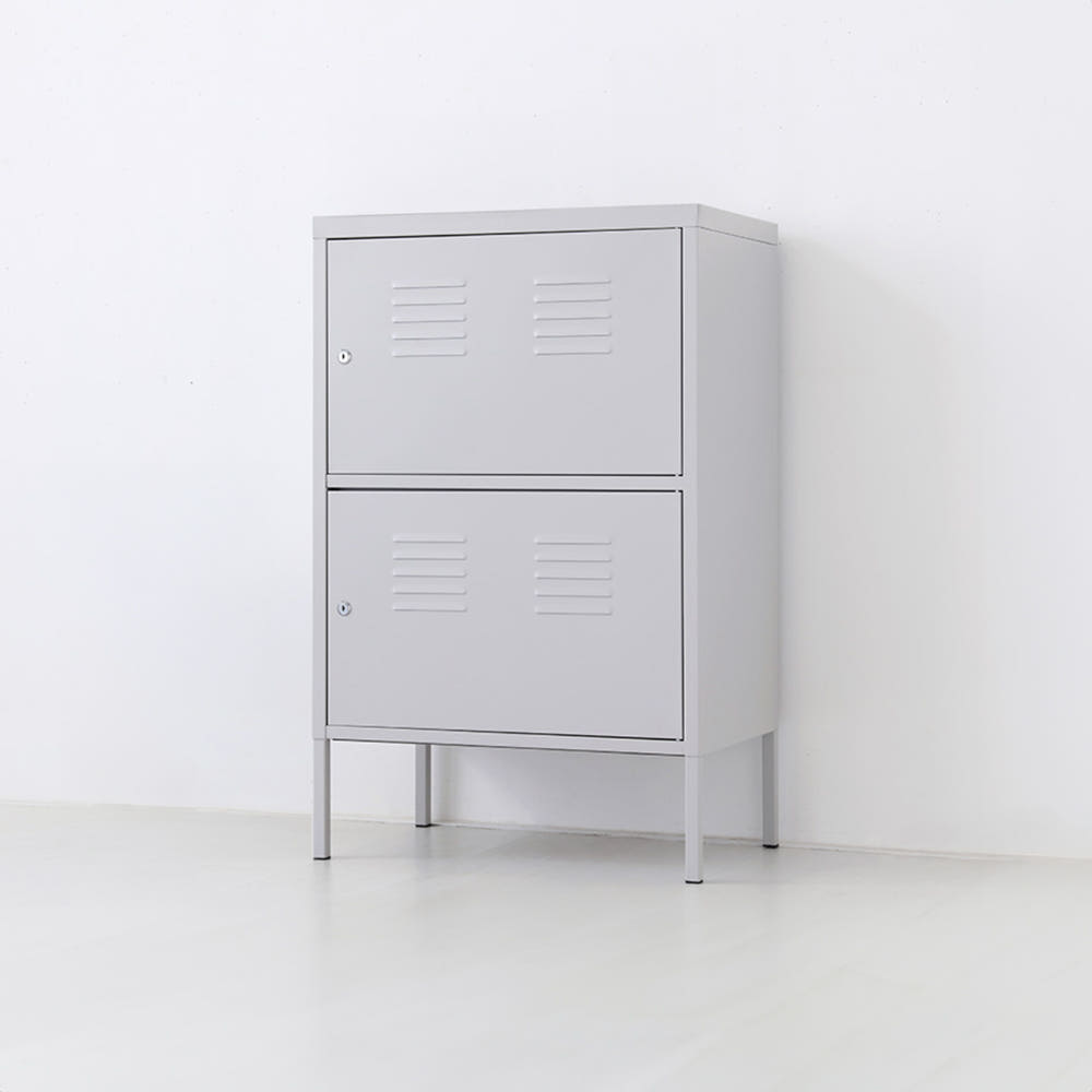 MKB 캐비넷 세로 2칸 수납장 600950 600x400x955mm, 2단, 매트레드 8816.5661 - 상세 이미지 4