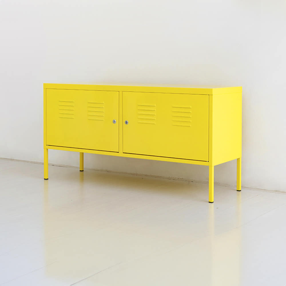 MKB 캐비넷 가로 2칸 TV스탠드 1180600 1180x400x600mm, 솔리드베이지 5880.1758