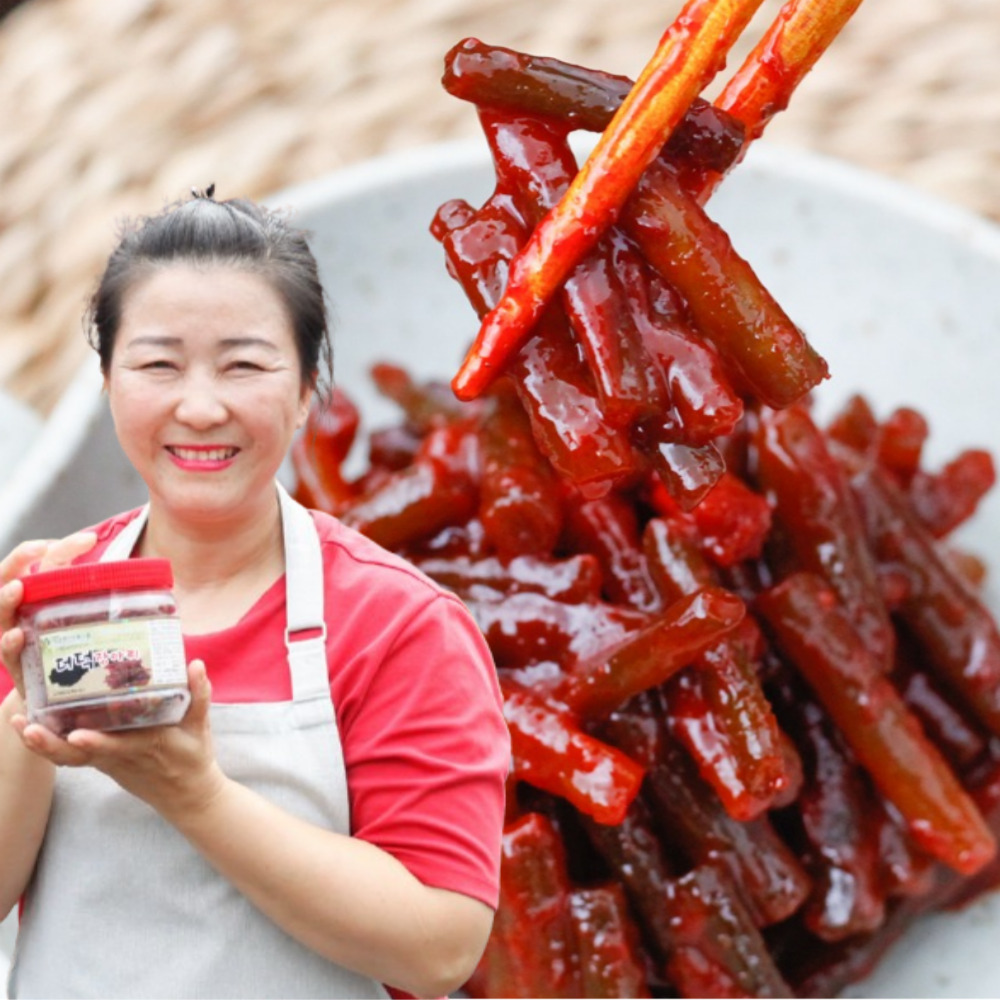 마늘쫑장아찌 국산 간단반찬 짱아치 500g 순창 명가