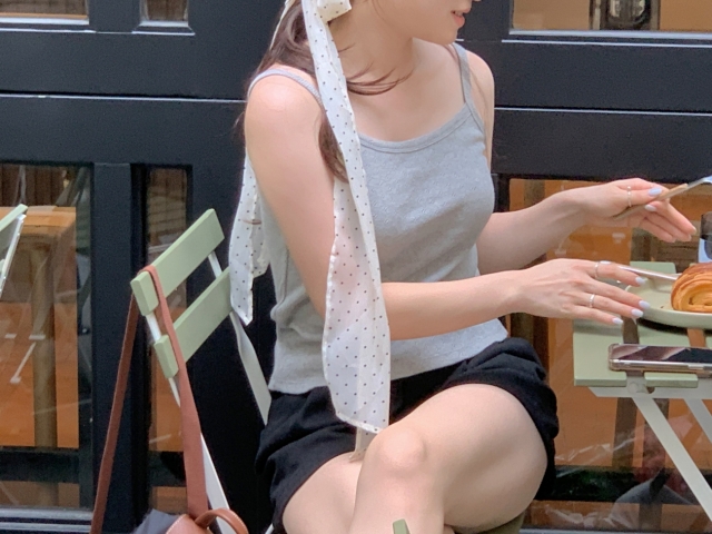 💕URBANE MADE💕 큐피드 펀칭 크롭 아일렛 가디건 세트 (3c) 상세 이미지 196