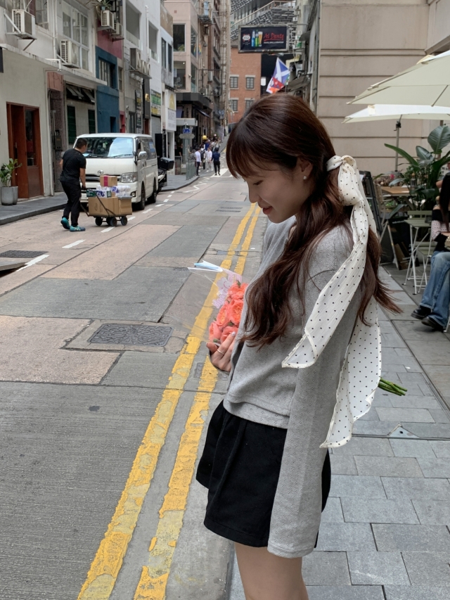 💕URBANE MADE💕 큐피드 펀칭 크롭 아일렛 가디건 세트 (3c) 상세 이미지 185