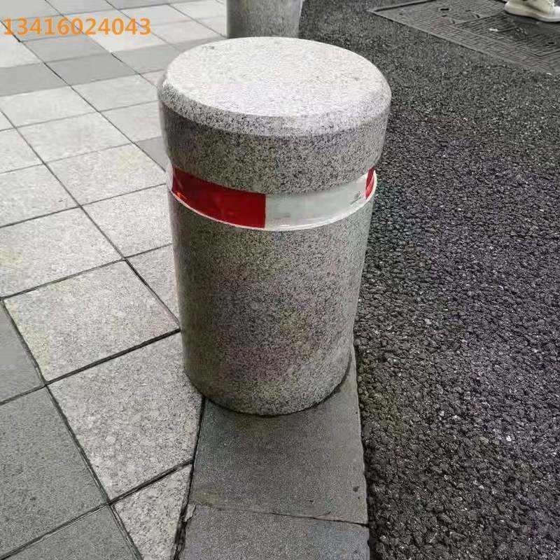 석재볼라드 원형 휀스 스톤 설화석 주차 도로 안전지대 제트 25x60cm-6de - 상세 이미지 3