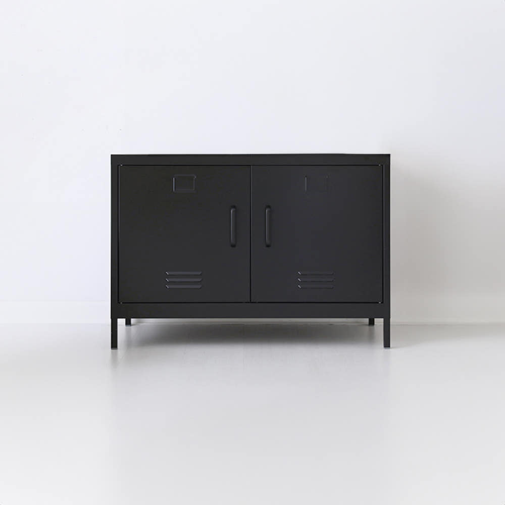 MKB 캐비넷 2문 TV스탠드 913640 913x455x640mm, 블랙 0305.0071