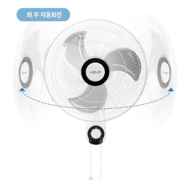업소용 벽걸이 선풍기 식당 공업용 벽걸이형 화상실 사무실 벽선풍기 - 상세 이미지 3