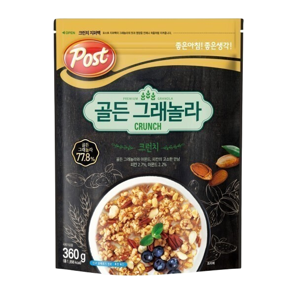 포스트 골든 그래놀라 크런치 360g - 넉넉한 유통기한x오늘발송 : 모든아우라