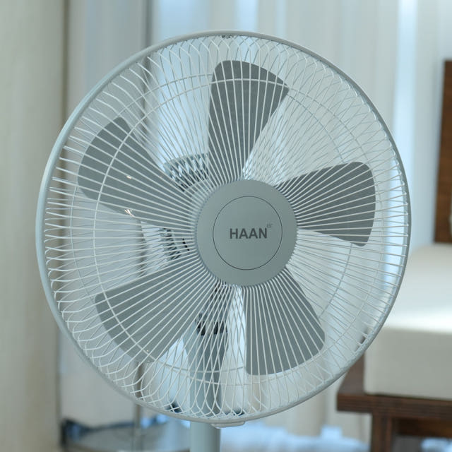 한경희 초미세풍 발터치 리모컨 선풍기 HAAN-HDC230 그레이