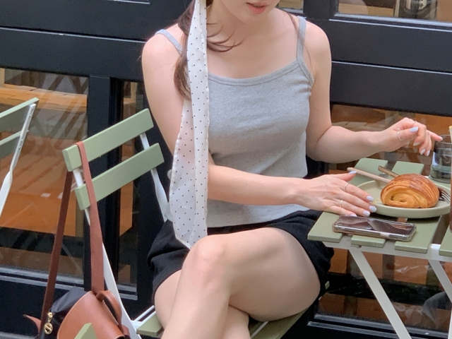 💕URBANE MADE💕 큐피드 펀칭 크롭 아일렛 가디건 세트 (3c) 상세 이미지 197