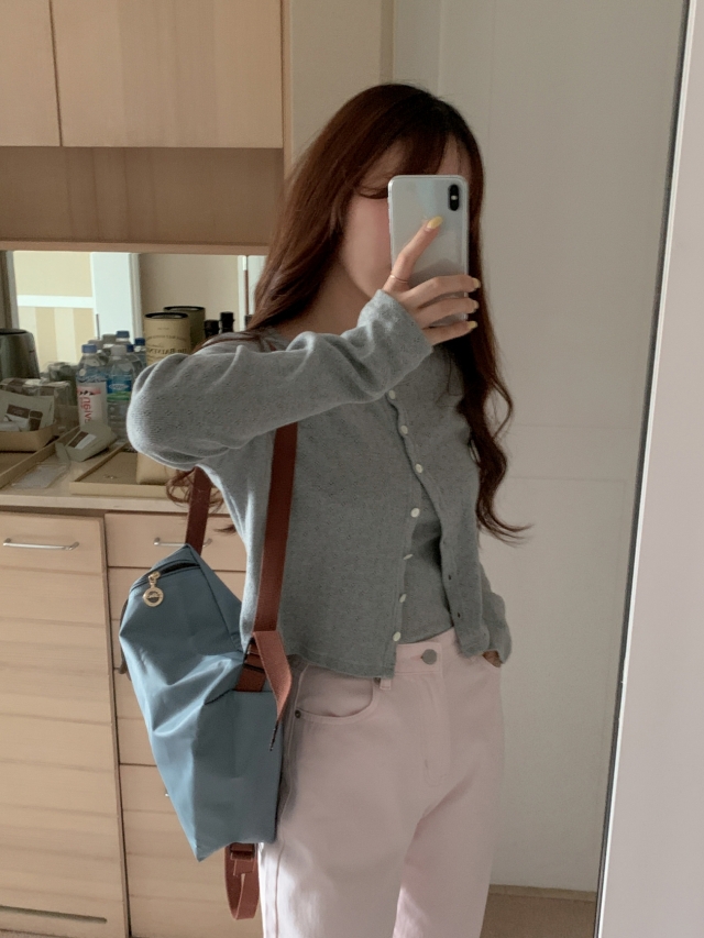💕URBANE MADE💕 큐피드 펀칭 크롭 아일렛 가디건 세트 (3c) 상세 이미지 149