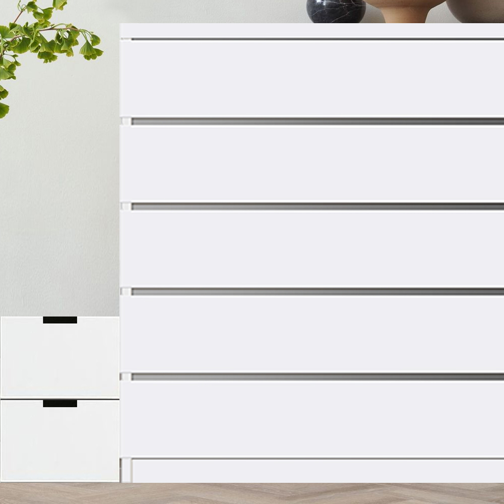 이케아틈새 와이드서랍장 옷수납장 미니안방드레스룸 노르들리 단스 모듈낮은슬림 속 빅 깊은광폭