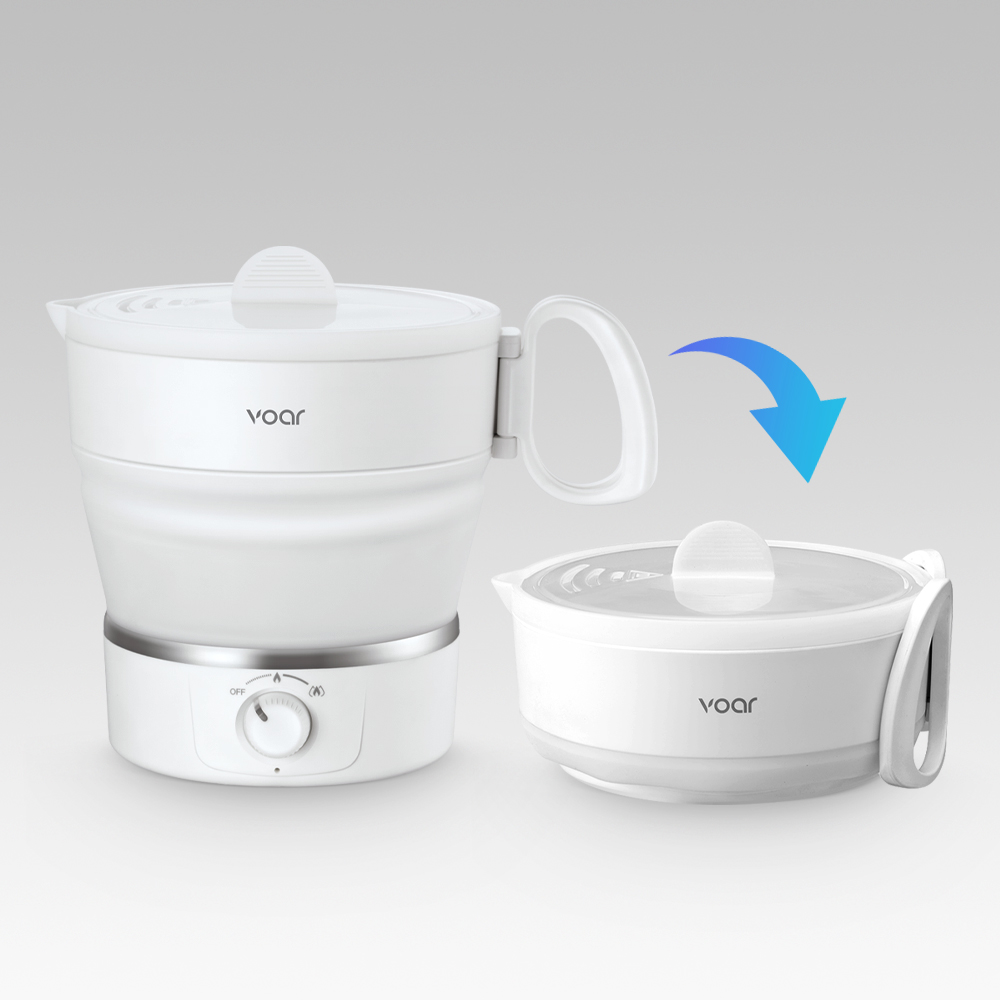 보아르 폴더블 휴대용 전기포트 여행용 햇반 접이식 커피 프리볼트 캠핑 분유포트