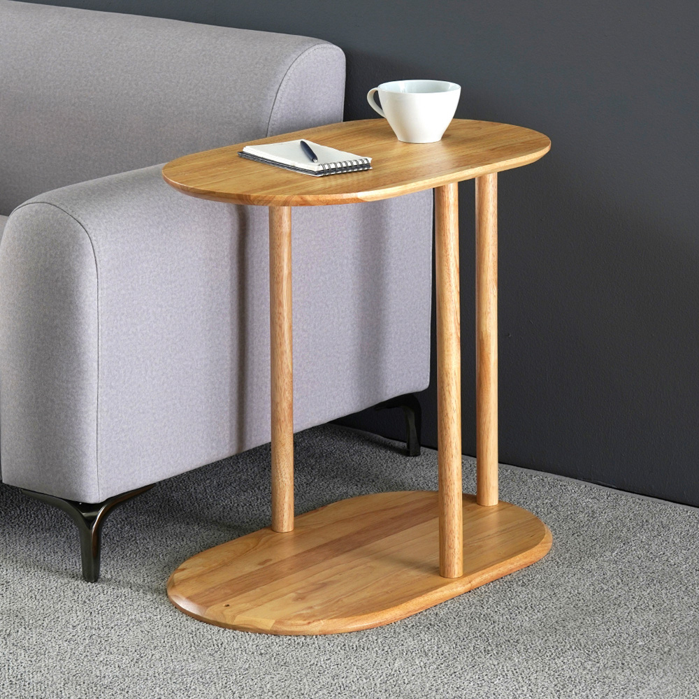 원목 거실 쇼파 사이드 테이블 내추럴