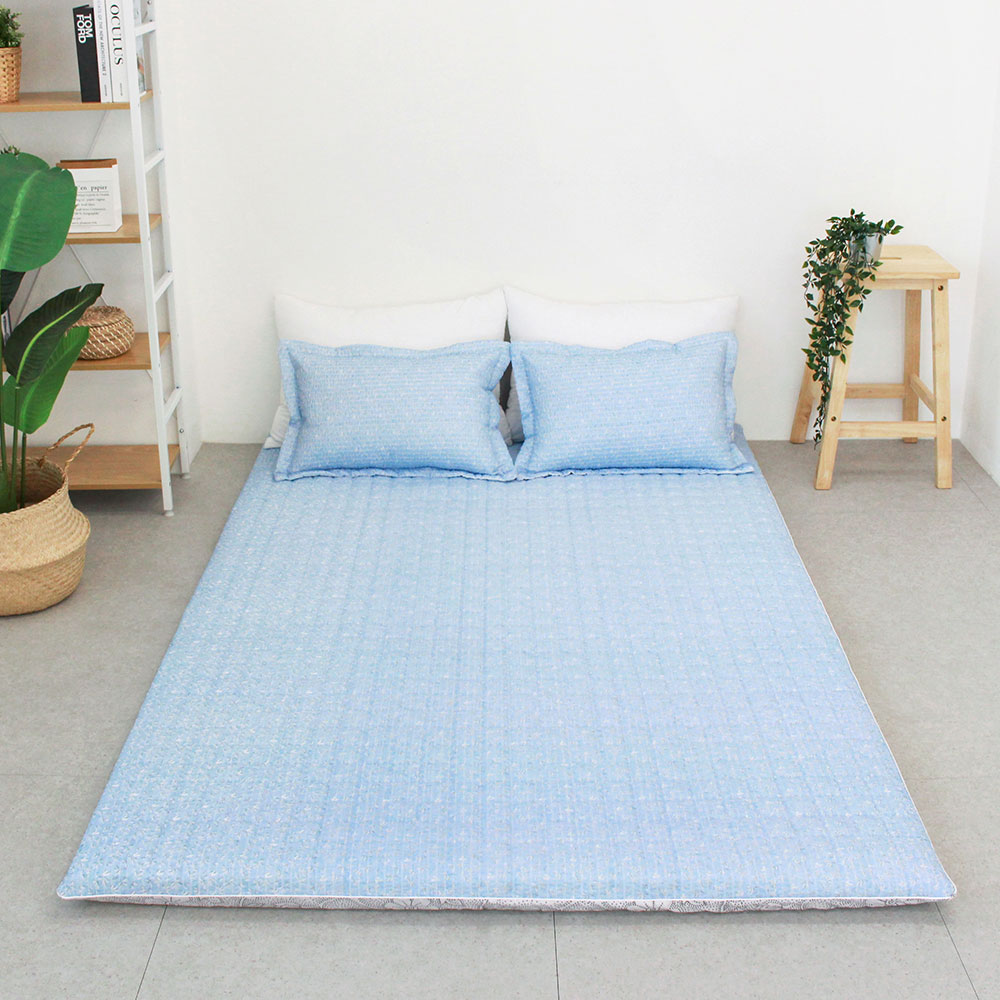 아르떼베딩 미끄럼방지 시어서커 시원한 여름 요커버 (요솜없음) 허브 5/8cm 공용