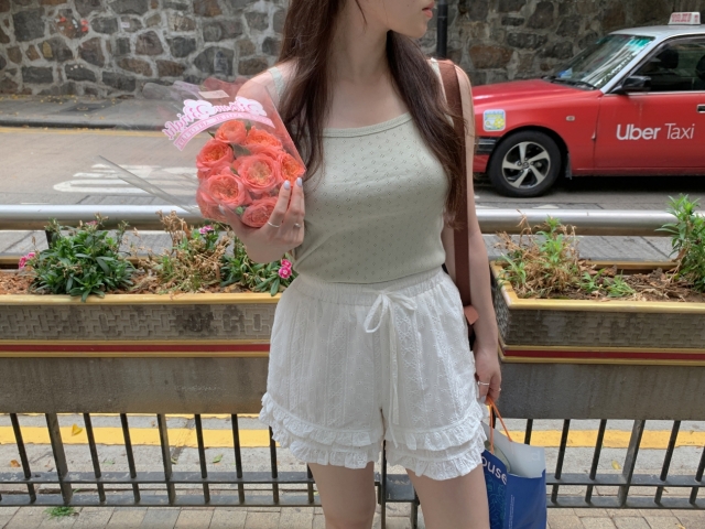💕URBANE MADE💕 큐피드 펀칭 크롭 아일렛 가디건 세트 (3c) 상세 이미지 130