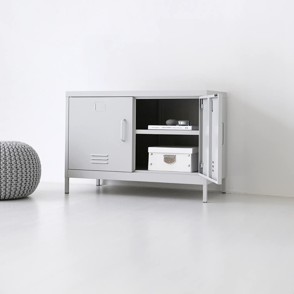 MKB 캐비넷 2문 TV스탠드 913640 913x455x640mm, 화이트 4868.2080