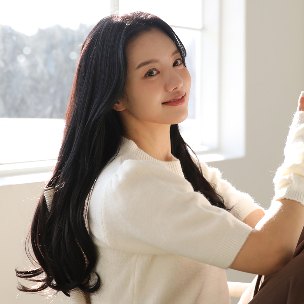 여성 웨이브 반가발 부분가발 똑딱이 피스 - 상세 이미지 2