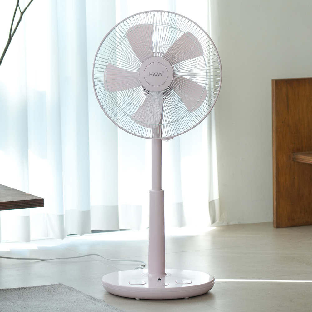 한경희 초미세풍 발터치 리모컨 선풍기 HAAN-HDC230 라이트핑크 - 상세 이미지 4