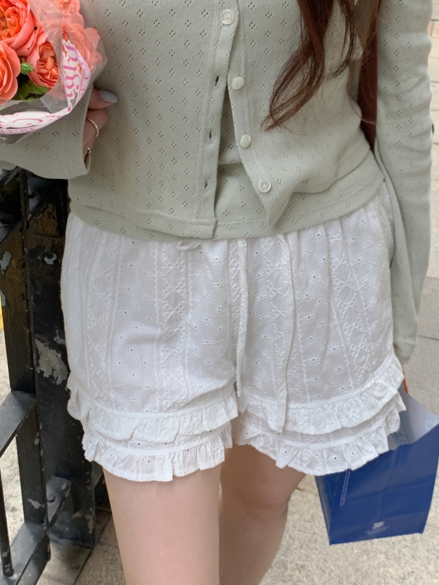 💕URBANE MADE💕 큐피드 펀칭 크롭 아일렛 가디건 세트 (3c) 상세 이미지 122
