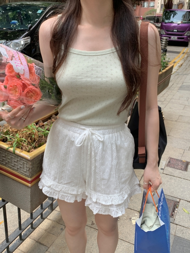 💕URBANE MADE💕 큐피드 펀칭 크롭 아일렛 가디건 세트 (3c) 상세 이미지 127