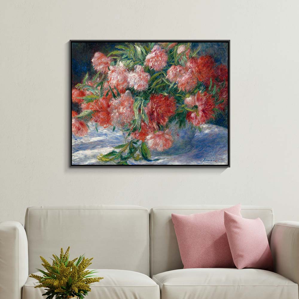 오귀스트 르누아르 모란 78 x 62cm 명화 거실 카페 인테리어 대형 캔버스 띄움 액자 - 상세 이미지 4