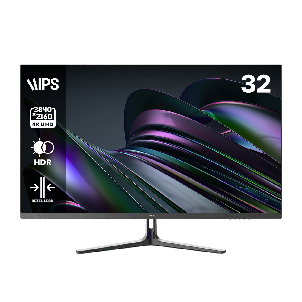 큐빅스 IPS패널 81cm(32인치) 4K UHD 고해상도 게이밍 컴퓨터 모니터 CX320U60 - 상세 이미지 3