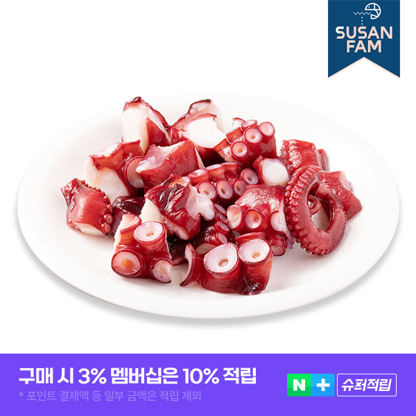 문어채 청크컷 (1kg) 절단문어 타코야끼 문어 필리핀 찐문어