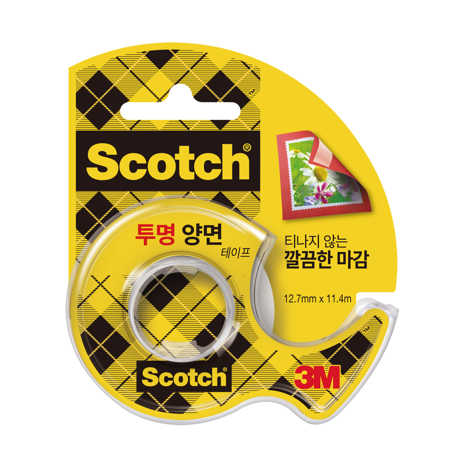 3M 스카치 투명 양면테이프 137D (12x11.4M) - 상품 이미지