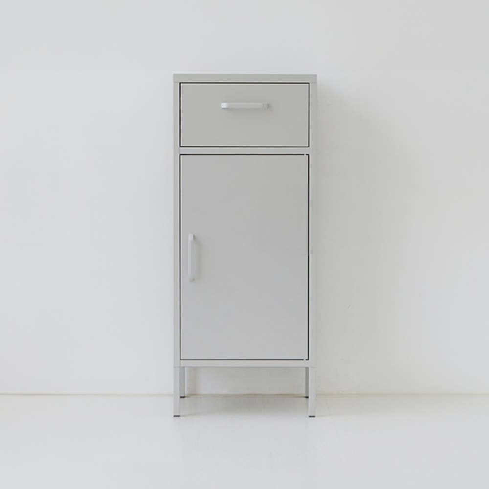 MKB 캐비넷 모던 서랍문 수납장 4251015 425x400x1015mm, 2단, 라이트그레이 1488.8259 - 상품 이미지