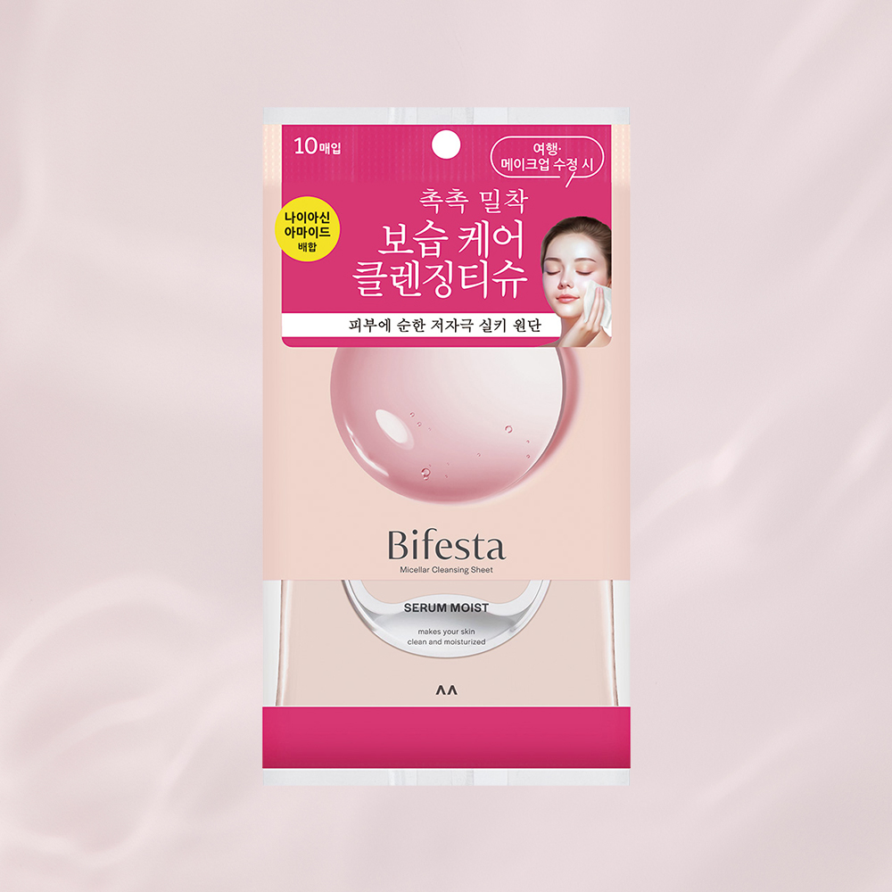 [2+3] 비페스타 미셀라 클렌징티슈 모이스트 10매 휴대용 저자극 보습 딥클렌징 - 상세 이미지 2