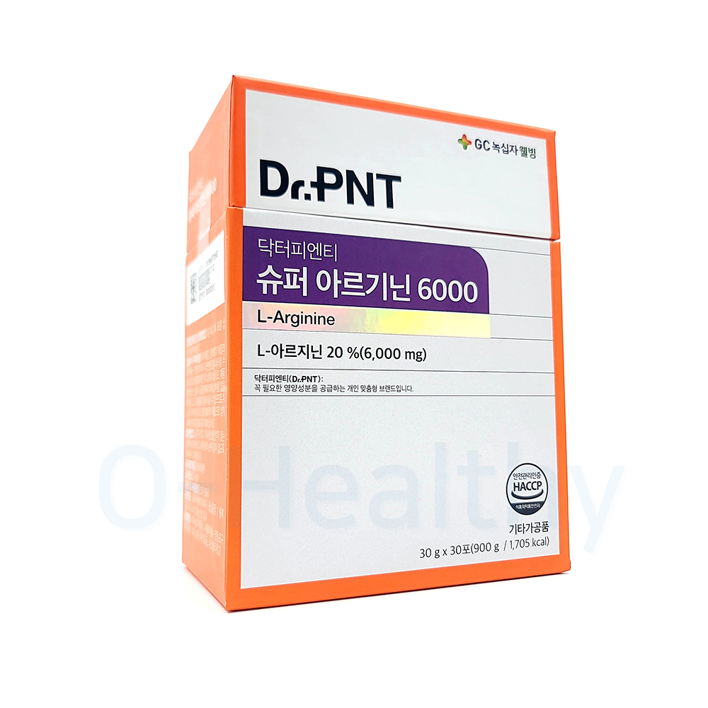 닥터피엔티 슈퍼아르기닌 6000 30포 L아르기닌엘 아르지닌