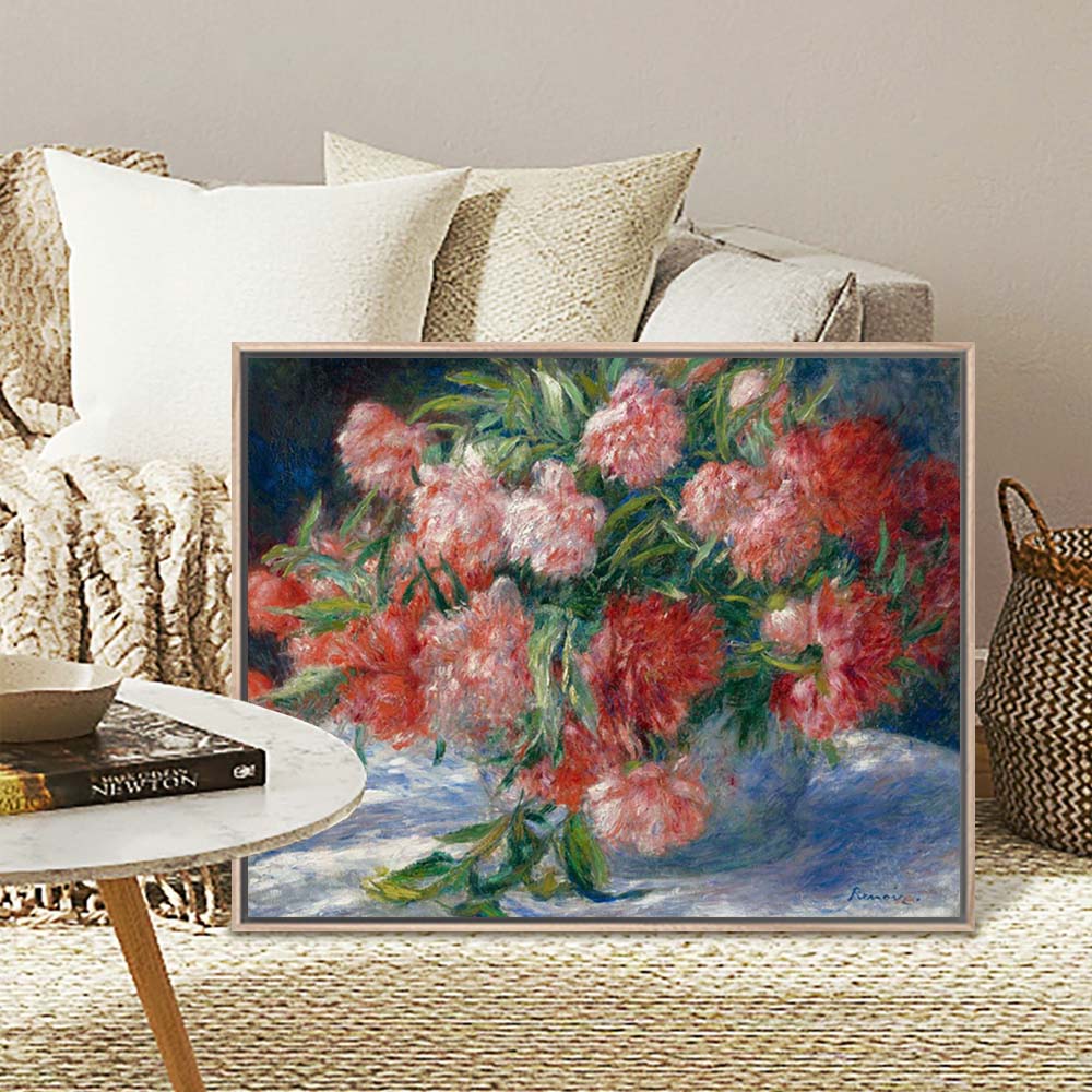 오귀스트 르누아르 모란 78 x 62cm 명화 거실 카페 인테리어 대형 캔버스 띄움 액자 - 상세 이미지 3