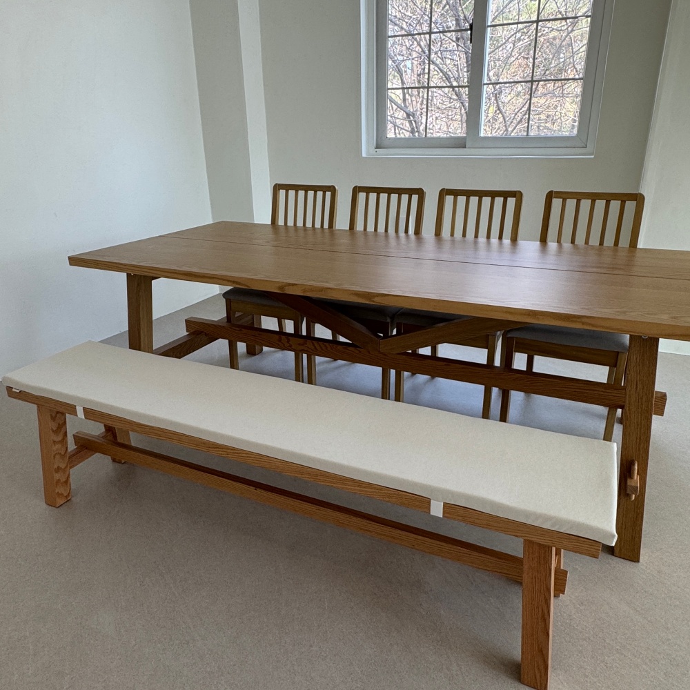 벤치의자방석 식탁 긴의자방석 쿠션 맞춤제작가능 80x35