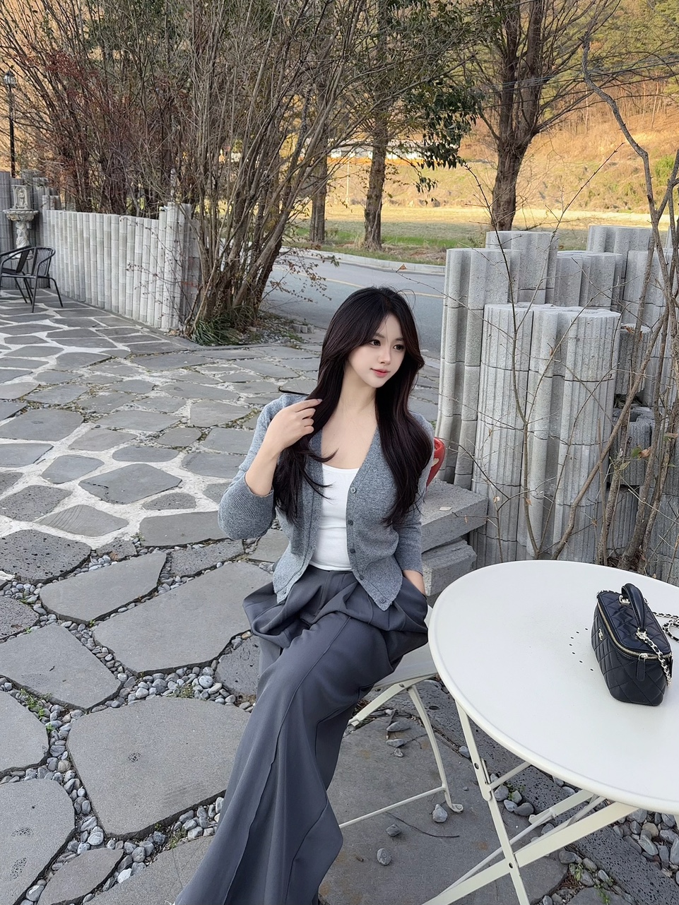 [꾸안꾸/기획가🤍]모노디 캐시미어 브이넥 기본 가디건 (5color) 상세 이미지 6