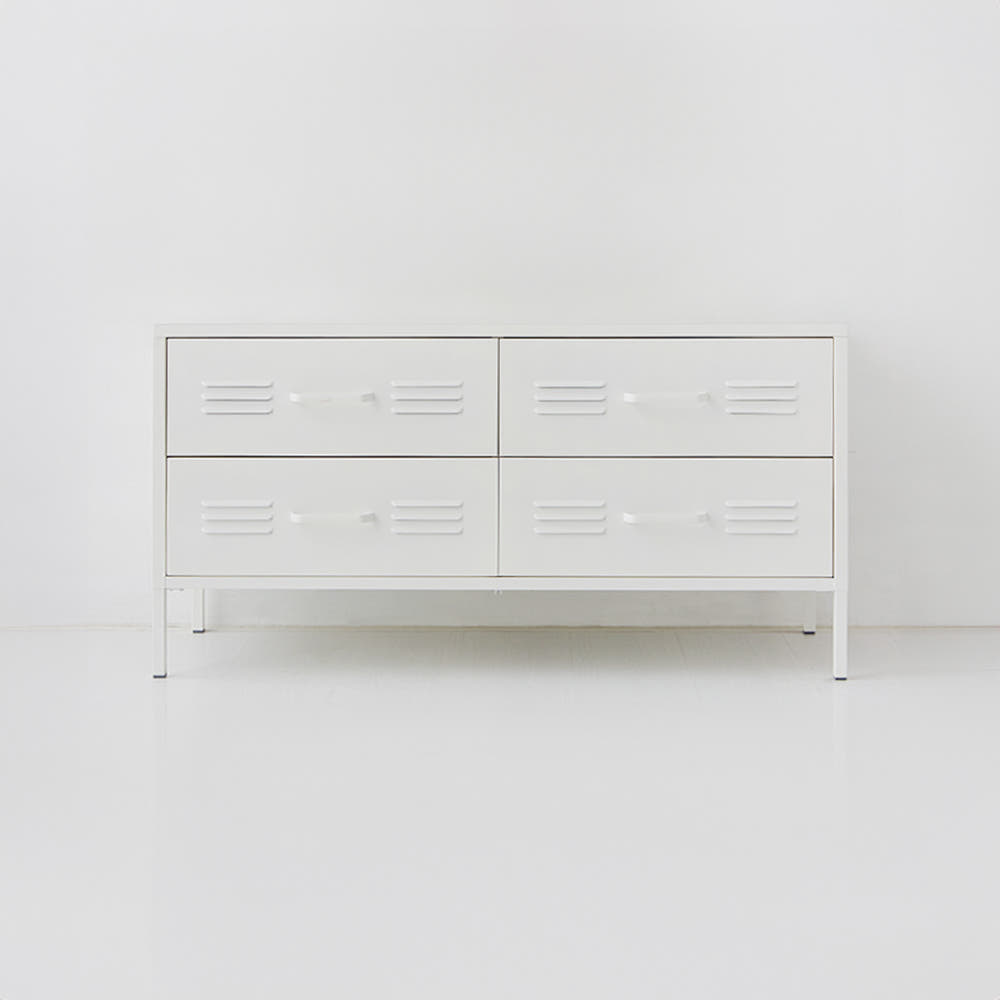 MKB 캐비넷 TV서랍장 4칸 1150590 1150x400x595mm, 레드 3933.0701