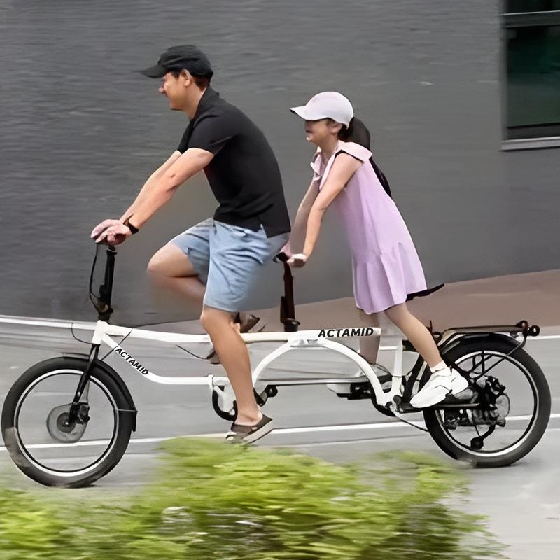 접이식 2인용자전거 유원지 커플 자전거 투어링 한강 공원 - 상세 이미지 2