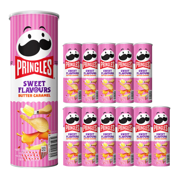 프링글스 버터카라멜 110g x 12개 : 모든아우라