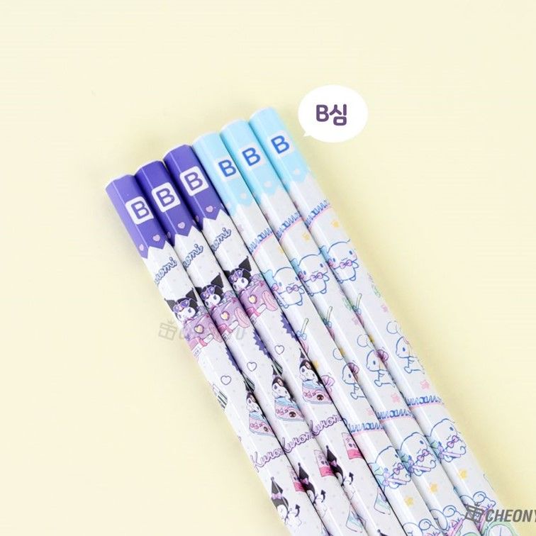 쿠로미 문구 세트 연필 지우개 어린이 초등학교 유치원 단체 생일 선물 구디백 - 상세 이미지 5