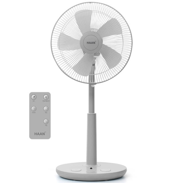 한경희 초미세풍 발터치 리모컨 선풍기 HAAN-HDC230 그레이
