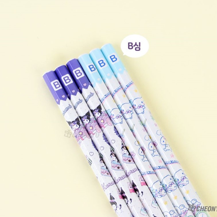 시나모롤 문구 세트 연필 지우개 어린이 초등학교 유치원 단체 생일 선물 구디백 - 상세 이미지 5