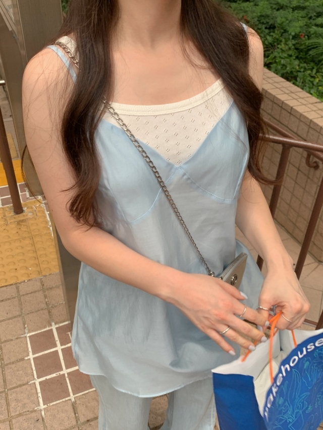💕URBANE MADE💕 큐피드 펀칭 크롭 아일렛 가디건 세트 (3c) 상세 이미지 75