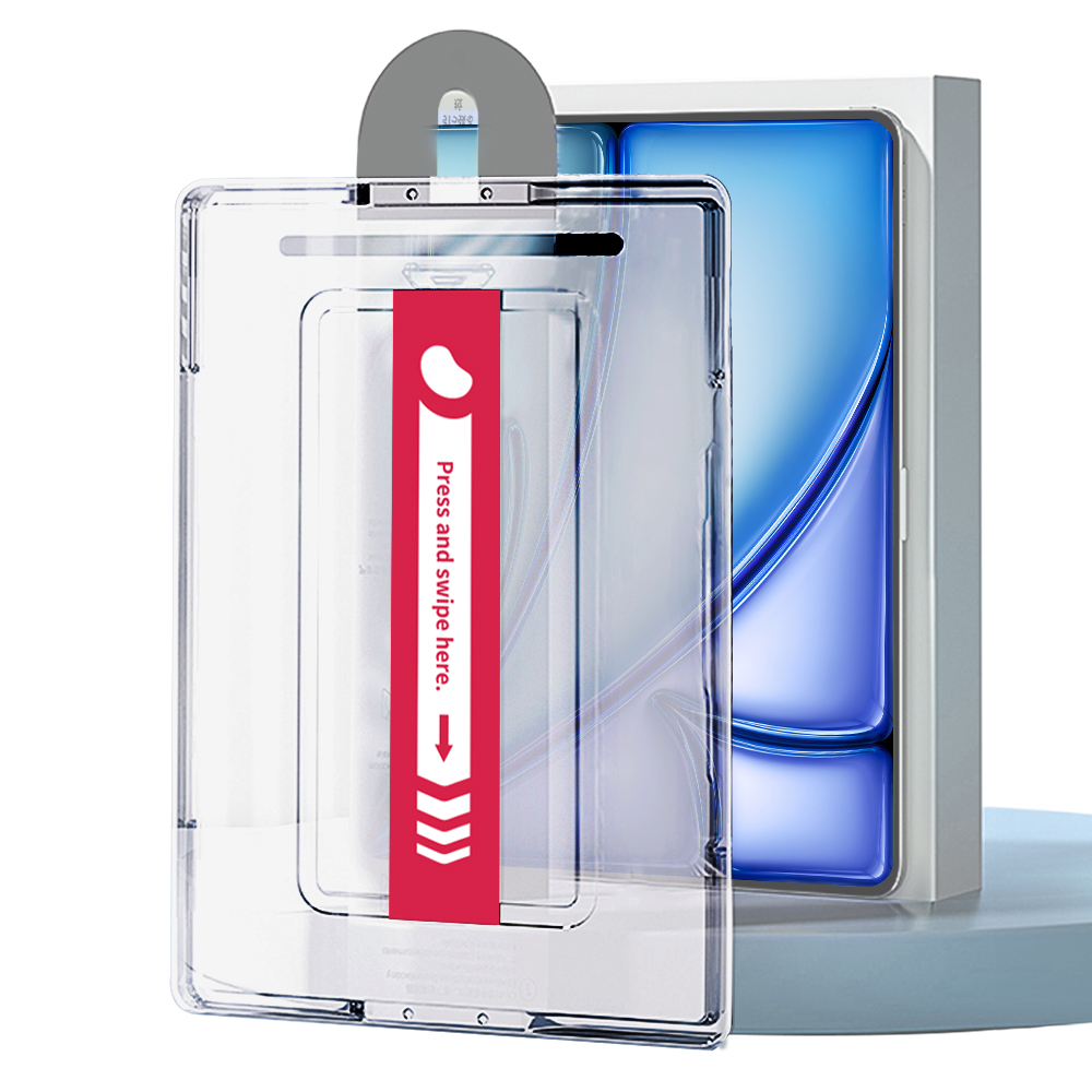 레드빈 아이패드 저반사 지문방지 강화유리 필름 먼지제거 원터치 가이드툴 아이패드 A16 27.6cm(11인치)  11세대, 1매입 - 상품 이미지