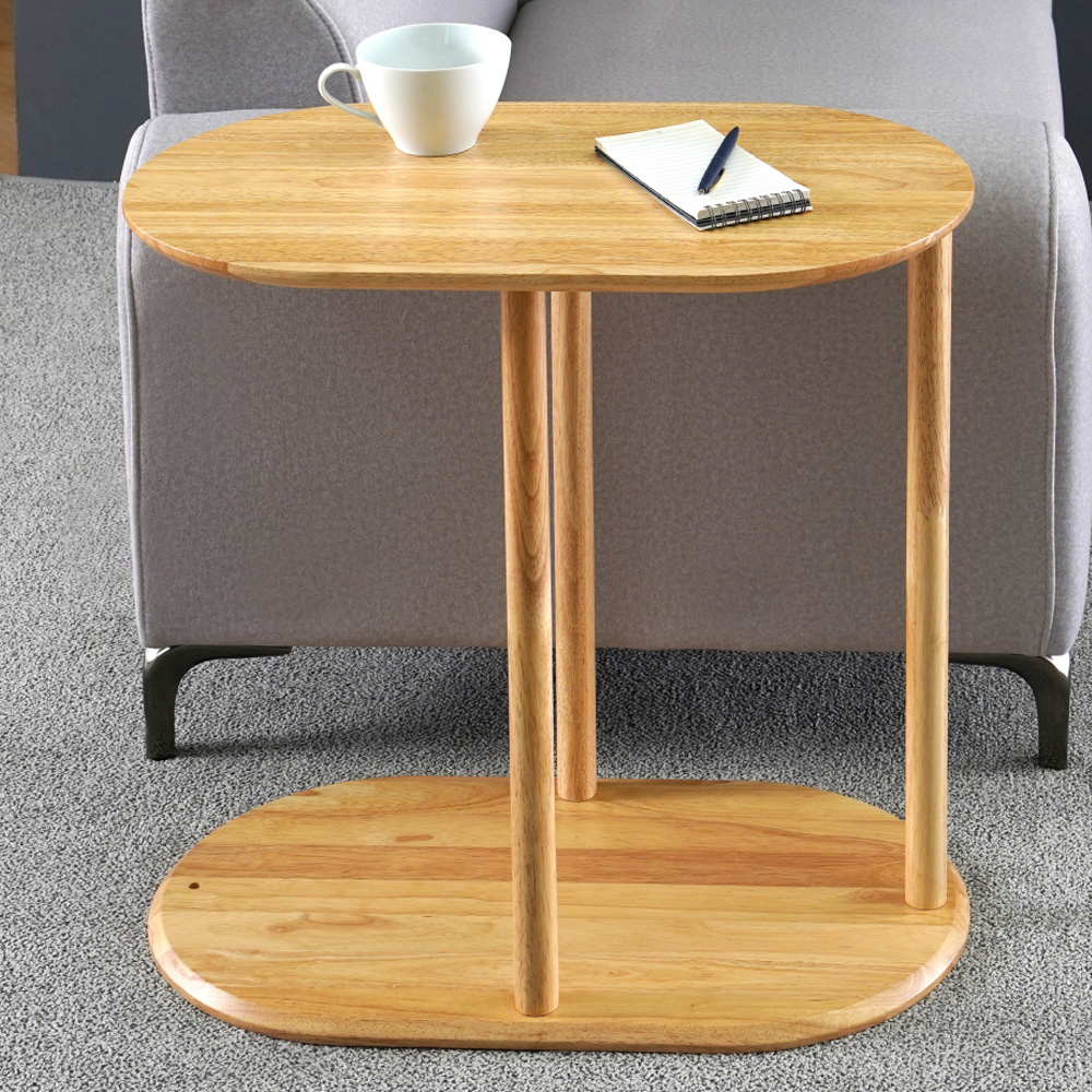 원목 거실 쇼파 사이드 테이블 내추럴