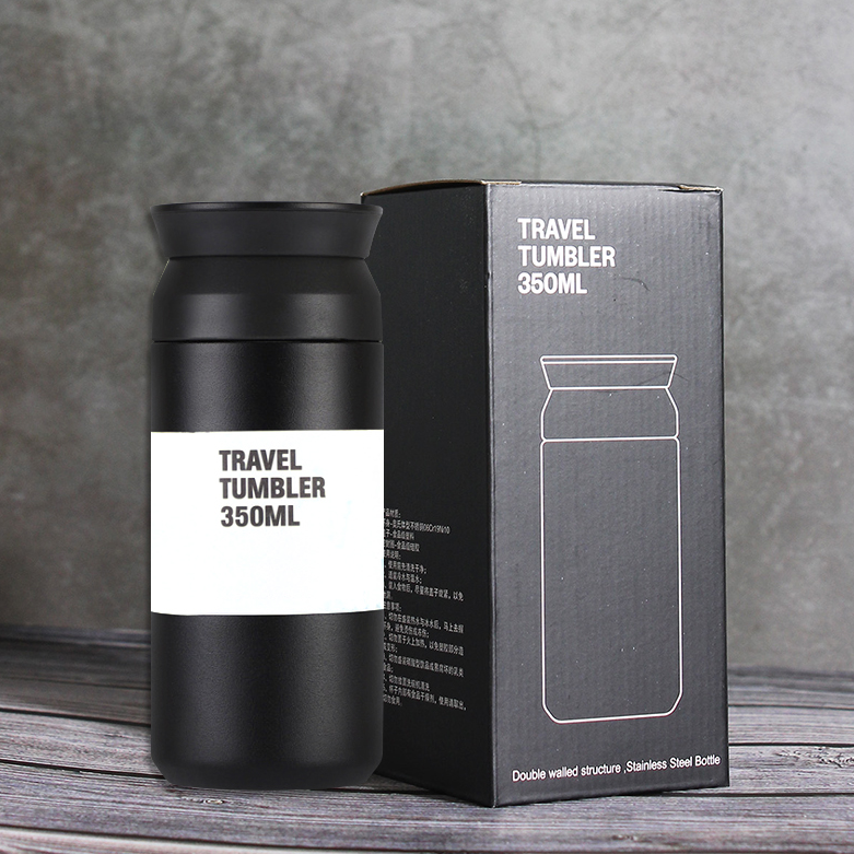 무지 트래블 텀블러 밀폐 보온 보냉 스텐 물병 350ml 500ml 용량 휴대용 여행용 - 상세 이미지 4