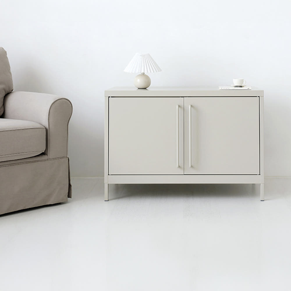 피도르 캐비넷 수납장 913640 913x455x640mm, 2단, 솔리드베이지 3810.0570 - 상세 이미지 3