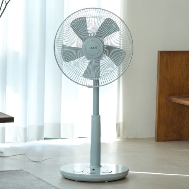 한경희 초미세풍 발터치 리모컨 선풍기 HAAN-HDC230 그레이
