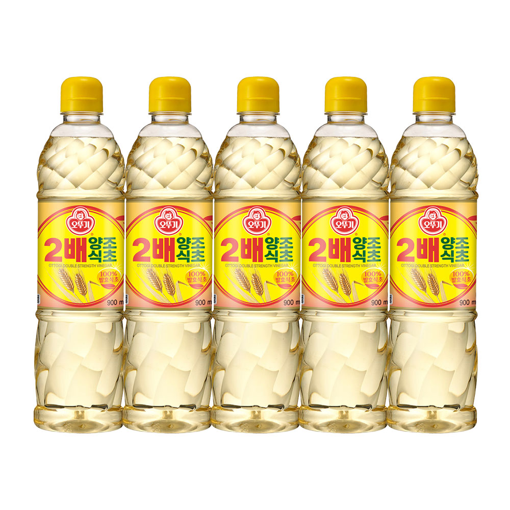 오뚜기 2배 양조식초 900ml, 5개 - 상품 이미지