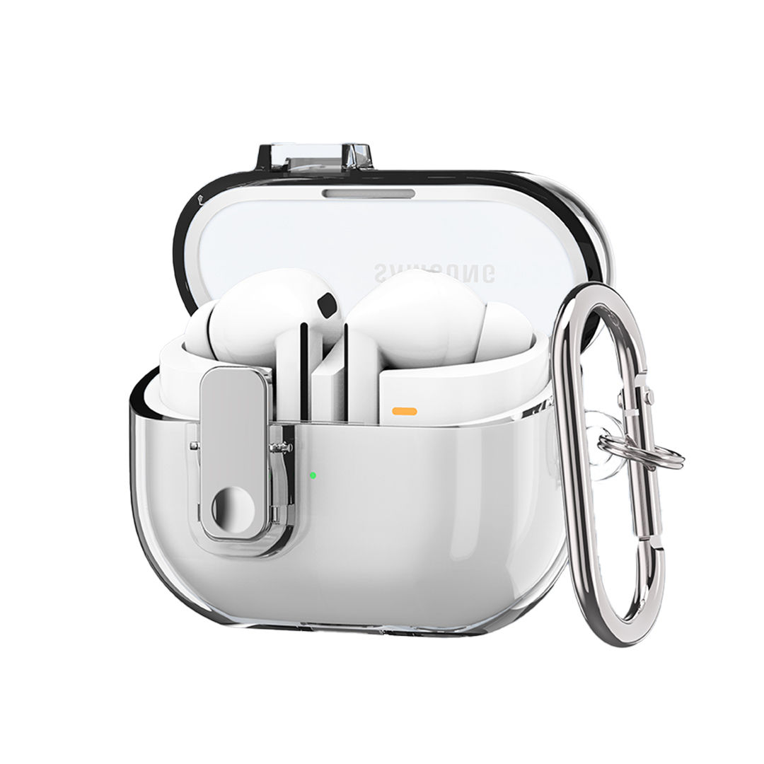 갤럭시 버즈3 프로 투명 잠금 케이스 분실 방지