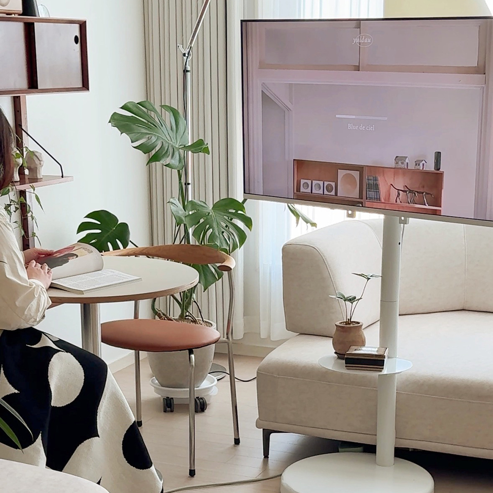 엔텐바이미 삼탠바이미 이동식 티비 TV 거치대 스탠드 스텐드 M5 M7 제품 이미지