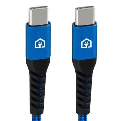 홈플래닛 단선방지 고속충전 패브릭 케이블 C타입, 2m, 2개