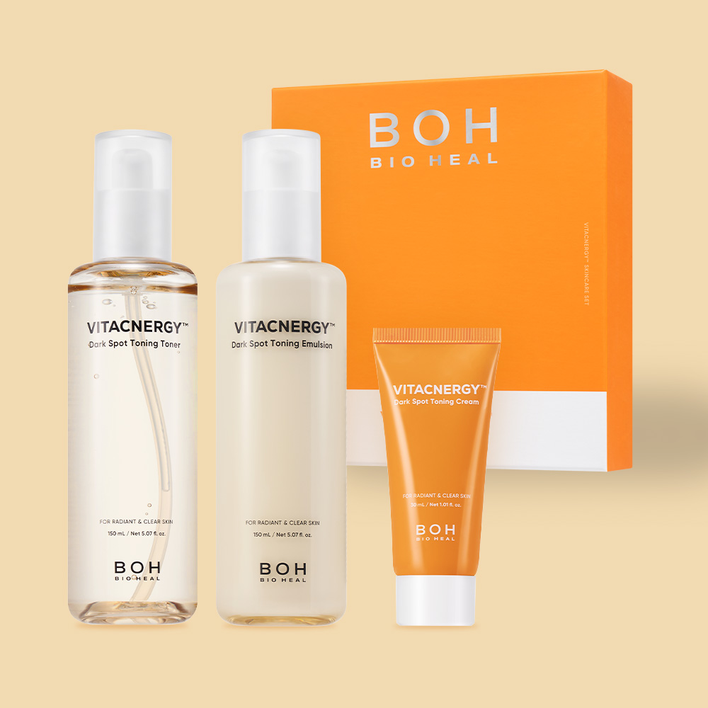 바이오힐 보 비타시너지 기미잡티 토닝 스킨케어 2종세트 (토너150mL+에멀전150mL+크림30mL) 제품 이미지